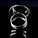 925 Sterling Silver Ring with Oval Black Obsidian IV0097. Rings. Sunny Silver. My Livemaster. Фото №6