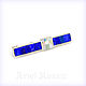 Tie clip. Lapis lazuli, mother of pearl. tie clip, Tie clip, Moscow,  Фото №1