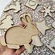 A set of 6 different shapes for mosaics: Christmas tree, Deer, Rabbit, House, etc. Mosaic. butikpodarkovv. My Livemaster. Фото №4