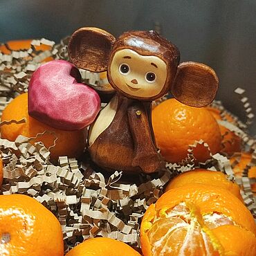 Куклы и игрушки ручной работы. Ярмарка Мастеров - ручная работа Чебурашка. Handmade.
