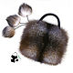 Silver Fox fur bag. Stylish ladies accessory. Classic Bag. Mishan (mishan). My Livemaster. Фото №5