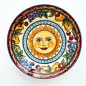 Посуда handmade. Livemaster - original item Dish: Sunny Italy. Handmade.