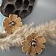  Цветок Злата. Серьги классические. Tori Jewelery. Ярмарка Мастеров.  Фото №9