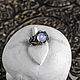 Men's ring with a moonstone ' Orofer'. Rings. Unusual Gemstone Jewelry. My Livemaster. Фото №4