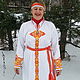 Order Dress Veleslava Winter; Kit with belt and hat. Fehustyle Northern Gods Magic (slavartel). Livemaster. . People\\\'s shirts Фото №3