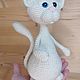 Кот вязаный крючком. Амигуруми куклы и игрушки. Фарвазетдинова Ольга OlgaCrochetToys. Интернет-магазин Ярмарка Мастеров.  Фото №2
