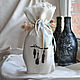 Смородина и Слива, набор из 2-х бутылок, бежевый, коричневый. Бутылки. Glorious_Bottles декоративная посуда (anna-maslova). Ярмарка Мастеров.  Фото №5
