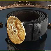 Аксессуары handmade. Livemaster - original item Men`s genuine leather belt z10510. Handmade.