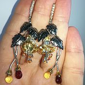 Украшения handmade. Livemaster - original item Bell earrings with briolettes. Handmade.