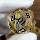 Дайсы ручной работы, кубики для ДНД DnD pathfinder нри «Пески времени». Фишки и кости. Juisas-jewel. Ярмарка Мастеров.  Фото №4