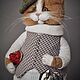 gato. Stuffed Toys. Knitted toys Olga Bessogonova. Интернет-магазин Ярмарка Мастеров.  Фото №2