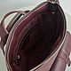 Backpack leather female 'Toffee' (Burgundy). Backpacks. DragonBags - Rucksack leather. My Livemaster. Фото №4