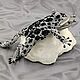 Coin holders: Silver Frog Purse, beaded coin holder. Coin boxes. AirinBeads. My Livemaster. Фото №5