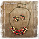Necklace 'Autumn apples' made of glass beads. Jewelry Sets. BijouSiberia. Online shopping on My Livemaster.  Фото №2