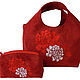 Red suede bag and purse, Classic Bag, Novosibirsk,  Фото №1