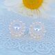 Chamomile poussettes with natural pearls. Stud earrings. luxuryclub. My Livemaster. Фото №4