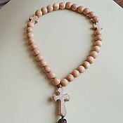 Фен-шуй и эзотерика handmade. Livemaster - original item Rosary of beech Orthodox 33 beads. Handmade.