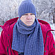 Beanie hat scarf, merino accessories set. Caps. Knitwear shop Fairy Tale by Irina. My Livemaster. Фото №6