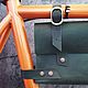 Toucan Green Bicycle Bag (Bicycle bag). Classic Bag. Mox workshop. My Livemaster. Фото №4