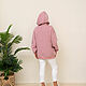 Hoodie with fleece dusty Rose Plus Size. Sweatshirts. NATALINI. My Livemaster. Фото №5