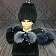 Fur hat made of natural fur. Caps. kupimeh. My Livemaster. Фото №5