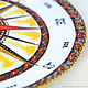 Order Decorative plate 'Compass', hand painted. Art by Tanya Shest. Livemaster. . Plates Фото №3