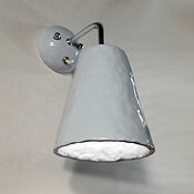 Для дома и интерьера handmade. Livemaster - original item Grey Cone - wall lamp. Handmade.