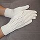 Gloves 'Openwork paths' milk color. Gloves. Tatiana Boyarova. Online shopping on My Livemaster.  Фото №2