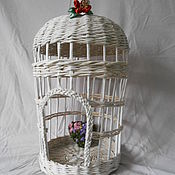 wicker lampshade large size in the style of Provence