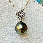 Украшения handmade. Livemaster - original item Pendant with Tahitian pearl to buy. Handmade.