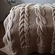 Knitted plaid Honey pleasure, Blankets, Volgograd,  Фото №1