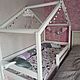 Кроватка домик. Мебель для детской. MI-GUSTA. Интернет-магазин Ярмарка Мастеров.  Фото №2