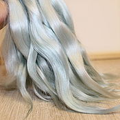 Материалы для творчества handmade. Livemaster - original item Hair for dolls is natural. ( Turquoise). Handmade.