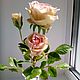 Роза из холодного фарфора, Цветы, Бородино,  Фото №1