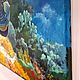 Картина " Подводный мир". Картины. Живописные картины  Елены Никоновой (ELNM). Интернет-магазин Ярмарка Мастеров.  Фото №2