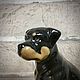 Rottweiler: author's figurine. Figurines. Creative workshop Cheerful porcelain. My Livemaster. Фото №5