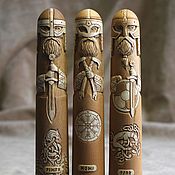 Русский стиль handmade. Livemaster - original item Norse gods Vidar, modi, Tyr (2000 one idol ). Handmade.