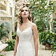 Ivory Chiffon Wedding Dress L21 with Lace, Wedding dresses, Kiev,  Фото №1