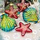  Starfish red. Christmas decorations. clubakm (clubakm). My Livemaster. Фото №4