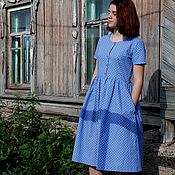 Одежда handmade. Livemaster - original item Cotton dress 