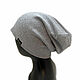 Beanie Hat Grey Melange, Caps, Moscow,  Фото №1