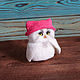 Owl in a cap plump Toy made of wool. Felted Toy. handmade toys by Mari (handmademari). My Livemaster. Фото №4