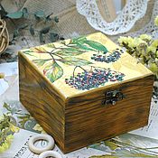 Для дома и интерьера handmade. Livemaster - original item Casket autumn fruits solid wood. Handmade.