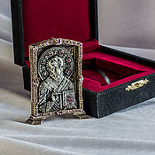 Картины и панно handmade. Livemaster - original item Icon "Saint Nicholas" (medium). Handmade.