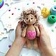 hedgehog Soft toy knitted hedgehog with hearts. Stuffed Toys. Irina Shiryaeva. Интернет-магазин Ярмарка Мастеров.  Фото №2