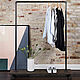 Monopoli - clothes rack with loft-style shelf. Hanger. Vstileretro (vstileretro). Online shopping on My Livemaster.  Фото №2