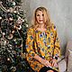 NATALINI Блузка из вискозы с вырезом Кармен горчичного цвета. Блузки. natalini  Женская одежда. Ярмарка Мастеров.  Фото №6