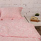 Tencel lyocell bedding. Pink Duvet Cover Bedding Set. Eco friendly. Bedding sets. Daria. Unique linen bedding sets. My Livemaster. Фото №6