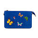 Women's satchel bag ' Embroidery irises and butterflies'. Crossbody bag. Pelle Volare. My Livemaster. Фото №5