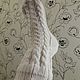 Белые носки-сапожки с узорами для дома. Гетры. Лариса Румянцева. Ярмарка Мастеров.  Фото №4